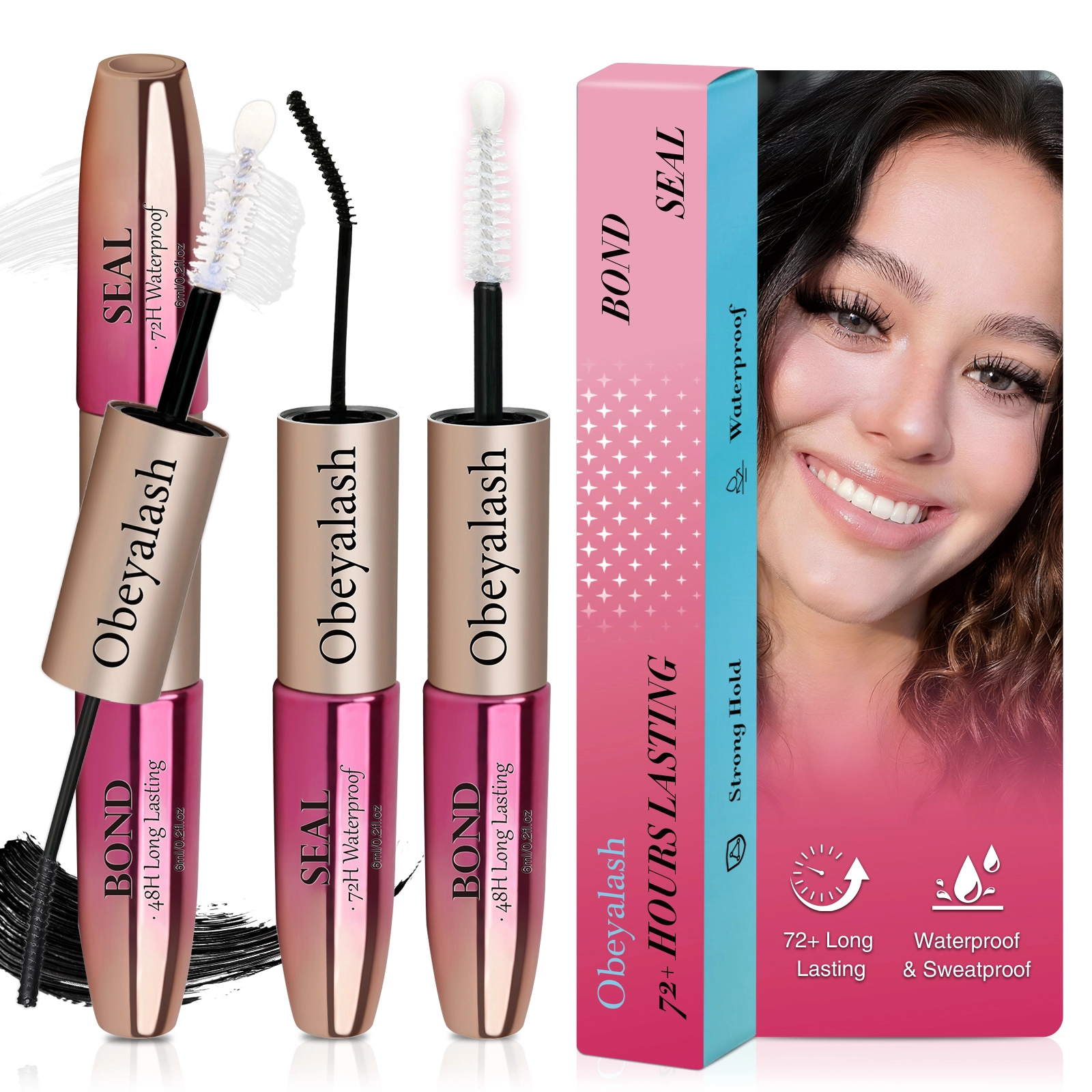 Lash Cluster Glue Strong Hold - 72H Long Lasting, ...